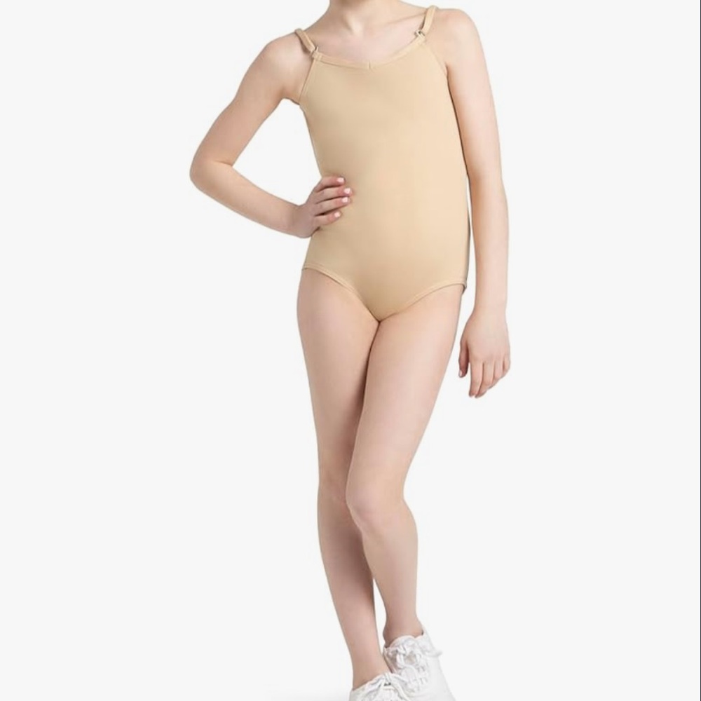Capezio Tan Kids One Piece Bodysuit